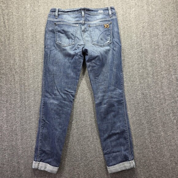 Joe's Jeans Chelsea Skinny Jeans Womens 28 Blue Distressed Faded Denim Stretch - Picture 2 of 10